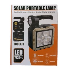 Linterna / Lámpara Solar con Power Bank + Kit de Herramientas